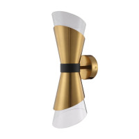 - Бра Crystal Lux Gris AP2 Brass