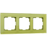Рамка Werkel Favorit на 3 поста фисташковый WL01-Frame-03 4690389098635 - Рамка Werkel Favorit на 3 поста фисташковый WL01-Frame-03 4690389098635