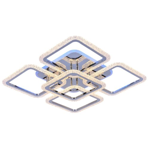 Потолочная светодиодная люстра Profit Light 8015/4+1 CHR 