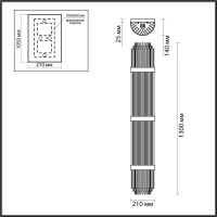  - Настенный светильник Odeon Light Empire 4854/6W