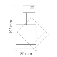  - Трековый светодиодный светильник Lightstar Canno Led 301294