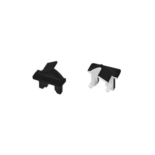 Заглушка SL-BEVEL-H12-F13 BLACK (Arlight, Пластик) 