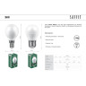 Лампа светодиодная Saffit E14 11W 2700K Шар Матовая SBG4511 55136 - Лампа светодиодная Saffit E14 11W 2700K Шар Матовая SBG4511 55136