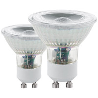 Лампа светодиодная Eglo GU10 5W 3000K прозрачная 11511