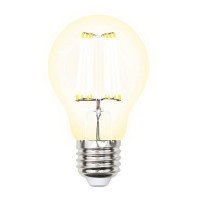  - Набор светодиодных ламп филаментная Uniel E27 10W 3000K прозрачная LED-A60-10W/WW/E27/CL PLS02WH UL-00008083