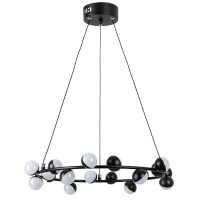  - Подвесная светодиодная люстра Arte Lamp Dexter A3619SP-18BK