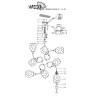 Потолочная люстра Wedo Light Falczes 66598.01.15.08 - Потолочная люстра Wedo Light Falczes 66598.01.15.08