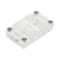  - Коннектор прямой для ленты ARL-50000PV (15.5x6mm) прозрачный (Arlight, Пластик)