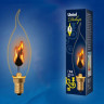 Лампа накаливания Uniel E14 3W золотистая IL-N-CW35-3/RED-FLAME/E14/CL UL-00002982 - Лампа накаливания Uniel E14 3W золотистая IL-N-CW35-3/RED-FLAME/E14/CL UL-00002982