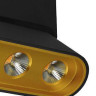 Светодиодный спот Lumien Hall Фергус 8005/3CL-BK-GD - Светодиодный спот Lumien Hall Фергус 8005/3CL-BK-GD