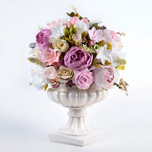 Вазон FLOWERY FL.014.WH.C L DG 