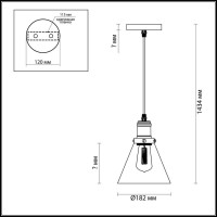  - Подвесной светильник Lumion Kit 3682/1