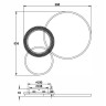 Потолочный светодиодный светильник Freya Crate FR10014CL-L63G - Потолочный светодиодный светильник Freya Crate FR10014CL-L63G