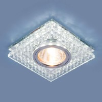  - Встраиваемый светильник Elektrostandard 8391 MR16 CL/SL прозрачный/серебро 4690389098369