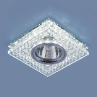  - Встраиваемый светильник Elektrostandard 8391 MR16 CL/SL прозрачный/серебро 4690389098369