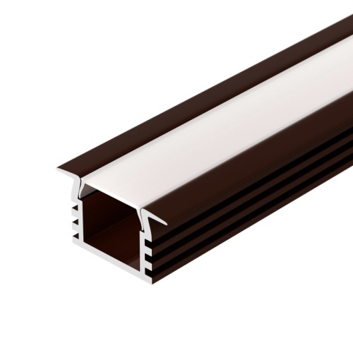 Профиль PDS-F-2000 ANOD Brown Deep (Arlight, Алюминий) Алюминиевый анодированный профиль для светодиодных лент и линеек. Анодированный в темно-коричневый цвет. Габаритные размеры (L×W×H): 2000x22x12,2 мм. Ширина площадки для ленты 11,3 мм. Экраны, заглушки и другие аксессуары приобретаются отдельно. Цена за 1 метр.