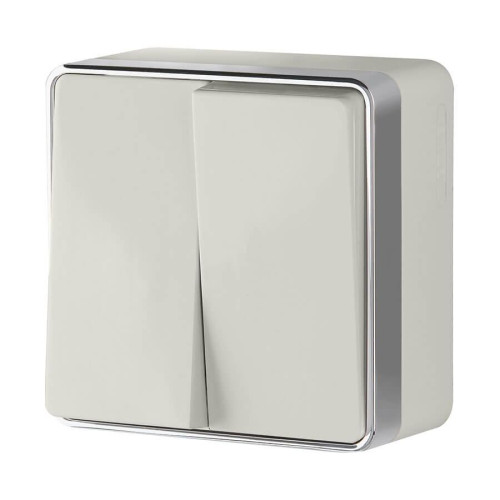 Выключатель двухклавишный Werkel Gallant слоновая кость W5020003 4690389164125 