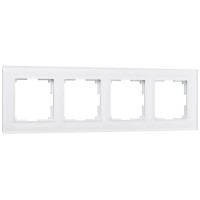 Рамка Werkel Favorit на 4 поста белый матовый WL01-Frame-04 4690389098642
