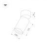 Корпус SP-POLO-SURFACE-FLAP-R85 (BK, 1-3, 350mA) (Arlight, IP20 Металл, 3 года) - Корпус SP-POLO-SURFACE-FLAP-R85 (BK, 1-3, 350mA) (Arlight, IP20 Металл, 3 года)