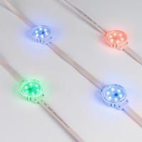  - Модуль управляемый SOLEX-SPI-3535-6-24V RGB 120deg (D40x16mm, 1.5W, IP67) (Arlight, Пластик, 3 года)