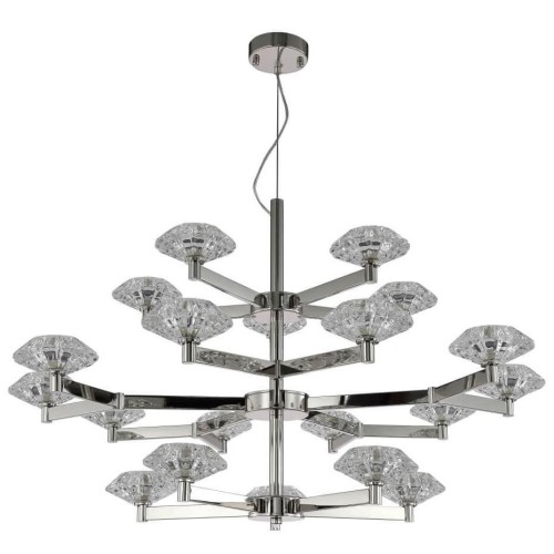 Подвесная люстра Crystal Lux Rebeca SP5+10+5 Nickel 