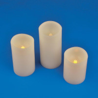  - Фигурка светодиодная «Свеча» 7,5х15,1см Uniel ULD-F050 Warm White Candle Set3 UL-00007256