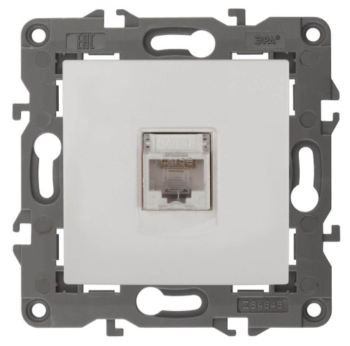 Розетка информационная RJ45 ЭРА Elegance 14-3107-01 Б0034302 