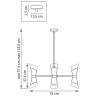 Подвесная люстра Lightstar Strato 817122 - Подвесная люстра Lightstar Strato 817122