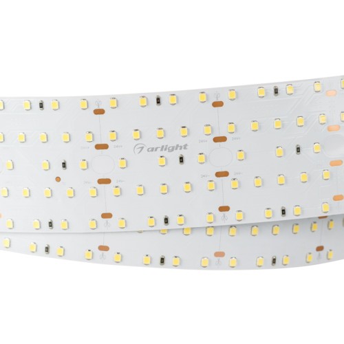 Лента S2-2500 24V White 5500K 59mm (2835, 420 LED/m, LUX) (Arlight, 30 Вт/м, IP20) 59мм. Гибкая лента LUX для профиля S2, светодиоды smd 2835, 420 шт/м (1050шт на 2.5м), белая плата 59 мм с монтажными отверстиями, скотч 3М. Цвет БЕЛЫЙ 5500-6000K. Питание 24V, мощность 30 Вт/м (75 Вт на 2.5м), угол 120°, цветопередача CRI>85. Размеры 2500х59x1.5мм. Мин.отрезок 50мм, 21 светодиод. Цена за 1м.