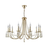  - Подвесная люстра Crystal Lux Victoria SP10 Gold/Amber