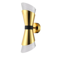  - Бра Crystal Lux Gris AP2 Gold