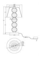  - Настольная лампа Maytoni Amulet MOD555TL-L9CH5K