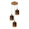 Подвесная люстра Lumina Deco Alacosmo LDP 6811-3 RD GD - Подвесная люстра Lumina Deco Alacosmo LDP 6811-3 RD GD