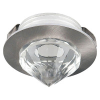  - Встраиваемый светодиодный светильник Horoz Nadia 1W 2700К матовый хром 016-027-0001 (HL661L)
