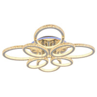  - Потолочная светодиодная люстра Profit Light 8033/4+4 CHR