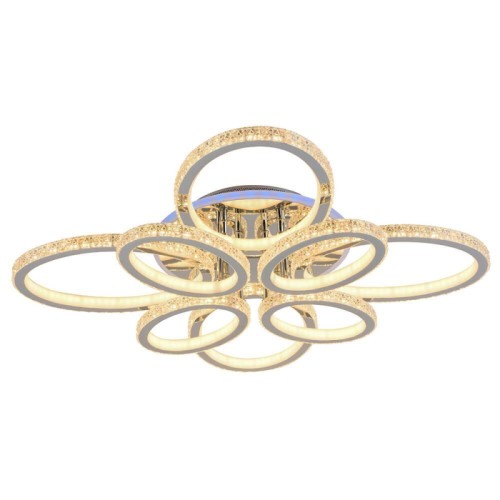 Потолочная светодиодная люстра Profit Light 8033/4+4 CHR 