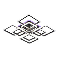  - Потолочная светодиодная люстра Profit Light 8075/4+4 PBK