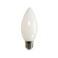  - Лампа светодиодная филаментная Volpe E27 6W 3000K матовая LED-C35-6W/3000K/E27/FR/SLF UL-00008320