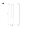 Светильник LGD-MUSE-BOLL-H1500-18W Warm3000 (DG, 328 deg, 230V) (Arlight, IP65 Металл, 3 года) - Светильник LGD-MUSE-BOLL-H1500-18W Warm3000 (DG, 328 deg, 230V) (Arlight, IP65 Металл, 3 года)