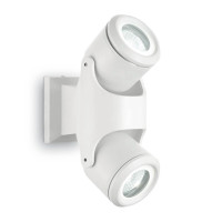  - Уличный настенный светильник Ideal Lux Xeno AP2 Bianco 129495