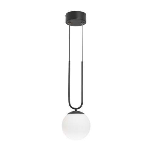 Светильник SP-BEADS-HANG-U-R130-10W Day4000 (BK, 275 deg, 230V) (Arlight, IP20 Металл, 5 лет) Подвесной светильник. Мощность 10 Вт, св. поток 710 лм, 71 лм/Вт, дневной 4000 K, CRI>90, угол 275°, напряжение питания 230 В. Черный круглый корпус из алюминия и стали, рассеиватель стекло, степень защиты IP20. Размер: диаметр 130 мм, высота ножки 220 мм, высота с плафоном 357 мм, размер чаши: диаметр 100 мм, высота 40 мм. Монтаж подвесной, длина подвеса 1140 мм. Драйвер 6-14 В, 600 мА, пульсация 