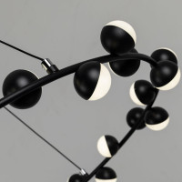  - Подвесная светодиодная люстра Arte Lamp Dexter A3619SP-30BK