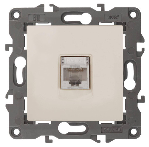 Розетка информационная RJ45 ЭРА Elegance 14-3107-02 Б0034303 