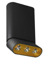  - Светодиодный спот Lumien Hall Фергус 8005/3CM-BK-GD