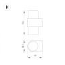 Светильник SP-SPICY-WALL-MINI-TWIN-S104x39-2x3W Day4000 (BK, 40 deg, 230V) (Arlight, IP20 Металл, 3 года) - Светильник SP-SPICY-WALL-MINI-TWIN-S104x39-2x3W Day4000 (BK, 40 deg, 230V) (Arlight, IP20 Металл, 3 года)