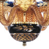 Подвесная люстра Bohemia Ivele 1308/8/195 G Am/Amber-Blue/H-1J - Подвесная люстра Bohemia Ivele 1308/8/195 G Am/Amber-Blue/H-1J
