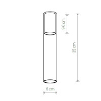  - Плафон Nowodvorski Cameleon Cylinder L 8538