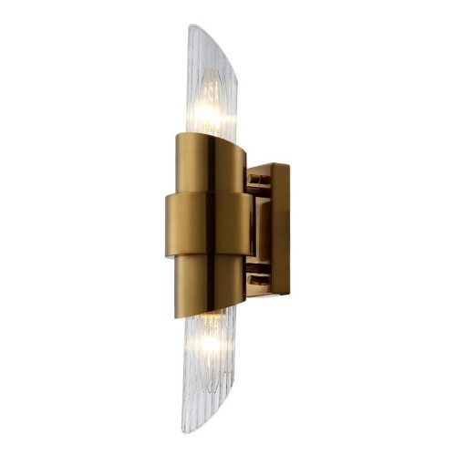 Бра Crystal Lux Justo AP2 Brass 