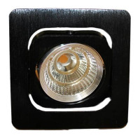  - Встраиваемый светодиодный светильник Lumina Deco Fostis LDC 8064-SS-7WCOB-L98*W98 SL+BK