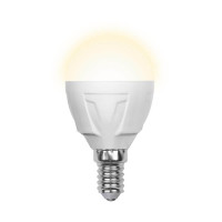  - Лампа светодиодная E14 6W 3000K матовая LED-G45-6W/WW/E14/FR/S 09443